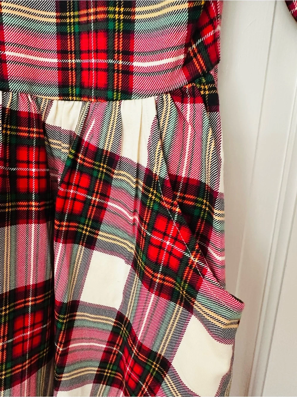 Hanna Andersson plaid knit